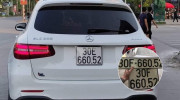 Lái Mercedes-Benz GLC nhưng chủ xe lại cố tình làm sai biển số để tránh bị phạt nguội