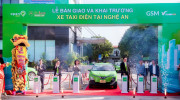 Công ty Sơn Nam thuê xe VinFast từ GSM, triển khai dịch vụ taxi điện MailLove tại Nghệ An