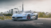 Cận cảnh Chevrolet Corvette C7 Z06 màu xanh dương duy nhất tại Việt Nam