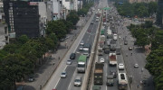 Hà Nội: Xử lý hàng loạt ô tô sai phạm trên đường vành đai 3