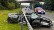 Siêu xe McLaren 720S nát bét sau tai nạn trên cao tốc