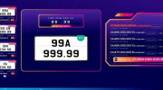 Biển số 99A-999.99 lập kỷ lục mới, chốt đấu giá gần 28 tỷ đồng