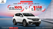 Tặng 100% phí trước bạ và nhiều phần quà hấp dẫn khi dinh ngay Honda CR-V trong tháng 6