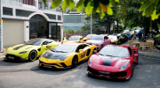 Dàn siêu xe trăm tỷ của đại gia Hoàng Kim Khánh đổ bộ đảo ngọc Phú Quốc