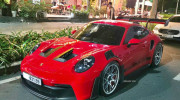 Thực tế Porsche 911 GT3 RS thứ ba tại Việt Nam: Ngoại thất đỏ rực, không sở hữu Weissach vẫn cực chiến