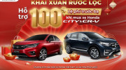 Honda Việt Nam ưu đãi 100% lệ phí trước bạ khi mua Honda CR-V và Honda City