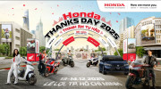 Honda mang 200 xe ô tô, mô tô phân khối lớn diễu hành tại Honda Thanks Day 2025
