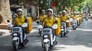 Honda bàn giao thêm 205 xe máy điện Benly e: cho Bưu điện Hà Nội