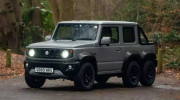 Suzuki Jimny độ 6 bánh ngầu như Mercedes-Benz G 63 AMG 6x6