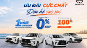 Toyota ưu đãi lên đến 75 triệu đồng cho khách mua xe tháng 7/2026