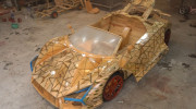 Chàng thợ mộc Bắc Ninh chế tạo Lamborghini Revuelto từ hơn một triệu tấm gỗ vụn