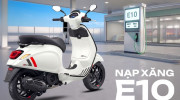 Piaggio Việt Nam khẳng định toàn bộ các dòng xe hiện tại tương thích hoàn toàn với xăng sinh học E10