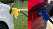 Tesla cảnh báo người dùng không nên quấn khăn ướt vào tay nắm sạc