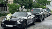 Bentley Continental GT V8 gây sốt khi xuất hiện tại đám cưới Hải Phòng