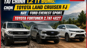 Tài chính 1,2 tỷ đồng: Chọn Toyota Land Cruiser FJ hay Ford Everest Sport, Toyota Fortuner 2.7AT 4X2?