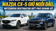 Doanh số SUV/CUV cỡ C nửa đầu 2026: Mazda CX-5 giữ ngôi đầu, Mitsubishi Destinator bứt phá doanh số
