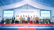 VinFast chính thức động thổ nhà máy lắp ráp xe điện tại Indonesia