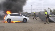 Giải pháp khống chế đám cháy từ xe điện - Chăn chống lửa chuyên dụng cho ô tô