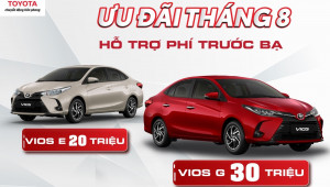 Toyota Việt Nam cùng hệ thống đại lý triển khai chương trình ưu đãi  lên đến 30 triệu đồng cho Vios