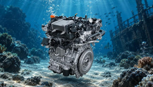 Động cơ cho xe hybrid chạy được dưới nước
