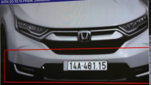 Qua camera giám sát, lập biên bản 4 tài xế che biển số để né phạt nguội trên cao tốc Nội Bài - Lào Cai