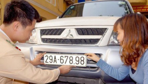 Thay đổi địa chỉ đăng ký xe ô tô của 4 quận nội thành Hà Nội