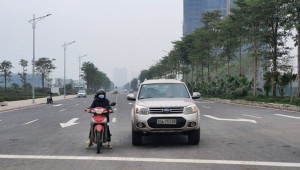 Đóng làn xe thô sơ đường Nguyễn Xiển- Xa La, phương tiện đi lại cần lưu ý gì?