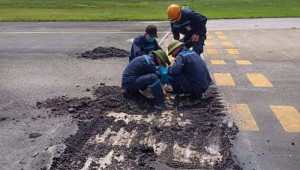 Công ty ACC cải tạo nâng cấp sân bay Nội Bài bị xử phạt ngay ngày đầu thi công