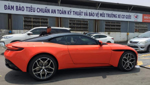 Aston Martin DB11 V8 thứ 4 tại Việt Nam nhanh chóng được bàn giao cho chủ xe