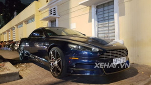 Bắt gặp huyền thoại một thời Aston Martin DB9 Volante lặng lẽ trên phố đêm Sài Gòn