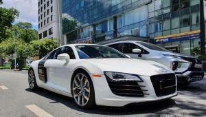 Sài Gòn: Siêu xe Audi R8 V8 độ mâm V10 bất ngờ 