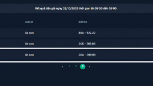 Đấu giá lại, biển số 36A - 999.99 được chốt ở mức 5,285 tỷ đồng