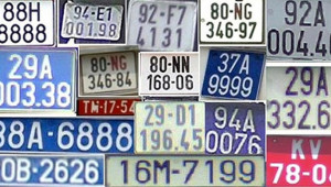 Biển số trúng đấu giá được bán kèm theo xe từ ngày 15/8