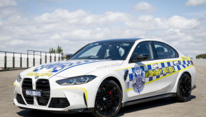 BMW M3 Competition được dùng làm xe tuần tra