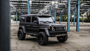 “Đã mắt” với siêu xe địa hình Mercedes-Benz G500 4x4² độ Brabus