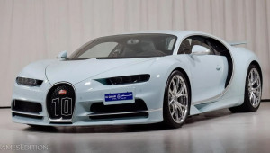 Bugatti Chiron Vainqueur de Coeur “độc nhất vô nhị” trong lớp áo trắng xanh