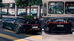 Bắt gặp “cực phẩm” Bugatti La Voiture Noire “độc nhất vô nhị” xuống phố