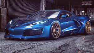 Ngắm nhìn C8 Corvette tái thiết kế hoàn toàn trong lớp áo “Xanh chiến binh”