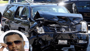 Rapper P. Diddy gặp tai nạn xe hơi khi Cadillac Escalade đâm trực diện một chiếc Lexus RX