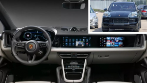 Porsche Cayenne 2024 sẽ có màn hình trải dài hết mặt táp lô