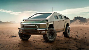Chiêm ngưỡng chiếc Tesla Cybertruck bọc thép có thiết kế như bước ra từ phim viễn tưởng