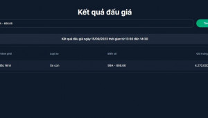 Người trúng đấu giá biển số 99A-666.66 đã nộp đủ 4,27 tỷ đồng