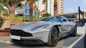 Sài Gòn: Ngắm Aston Martin DB11 thứ 7 về nước, xe có màu sơn xám China Grey lạ mắt