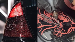 Nghệ thuật điêu khắc được ứng dụng trên đèn hậu ô tô