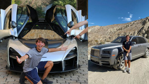 Cậu bé 15 tuổi sở hữu cả bộ sưu tập ô tô trị giá hàng triệu USD đáng mơ ước