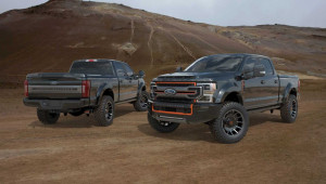 Ford F-250 x Harley-Davidson: Khi siêu bán tải kết hợp cùng mô-tô cổ điển!