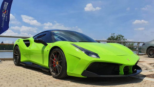 Sài Gòn: Cực phẩm hàng hiếm Ferrari 488 GTB màu xanh lá bất ngờ xuất hiện tại Vietnam Rally