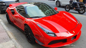 Ferrari 488 GTB độ LibertyWalk đầu tiên ở Việt Nam 