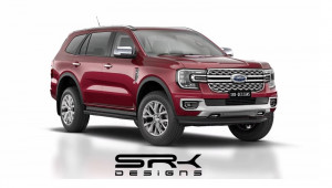 Ford Everest 2022 “hiện hình” qua bản dựng đồ họa, thiết kế đầu xe giống hệt Ranger