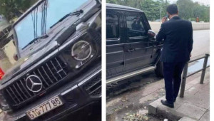 Đeo biển số giả, xe sang Mercedes-Benz G63 AMG bị phát hiện tại Hà Nội